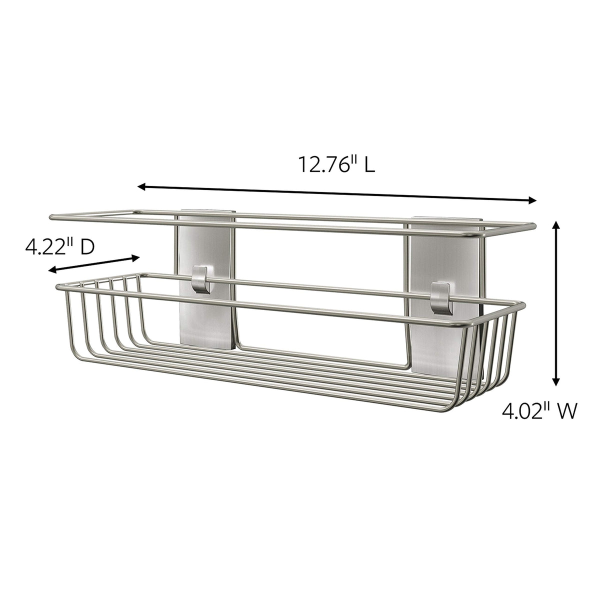 Command FBA_BATH31-SN-ES Shower, Satin Nickel, 1-Caddy, 1-Prep Wipe, 4 –  Independent Pieces