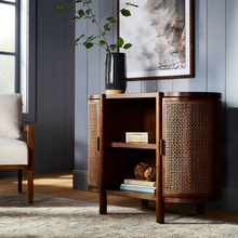 Portola Hills Caned Door Console with Shelves - Threshold™ designed with Studio McGee