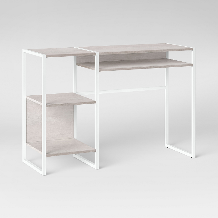 Paulo Wood Writing Desk with Storage Project 62 Independent Pieces