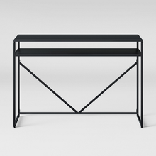 Glasgow Metal Writing Desk with Storage Black - Project 62™