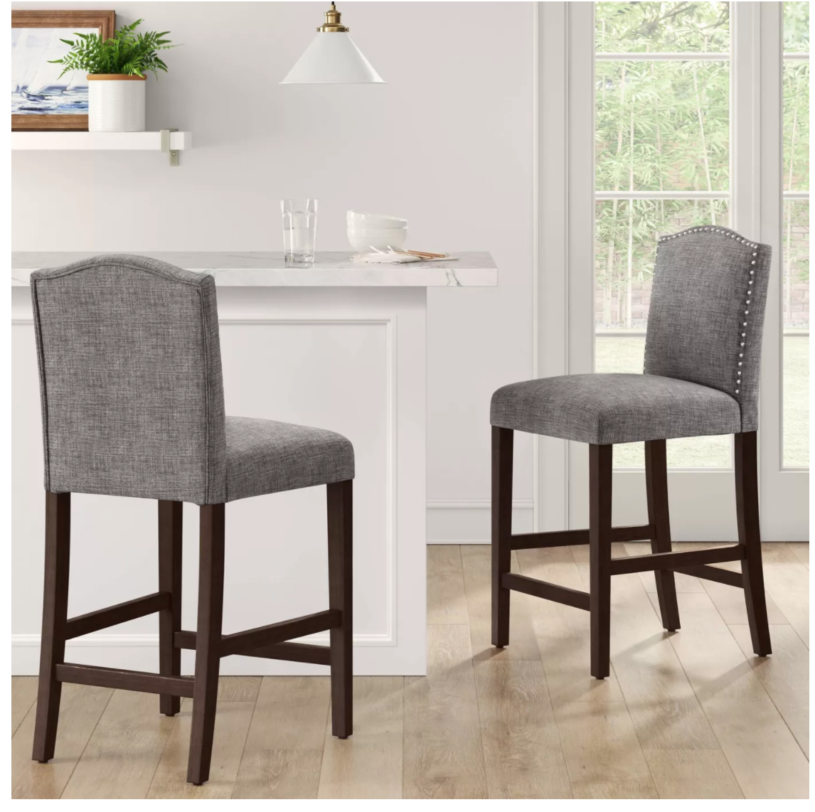 Hotsell Camelot Nailhead Trim Barstool