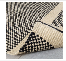Jute Navy Stripe Rug with Fringe - Hearth & Hand with Magnolia