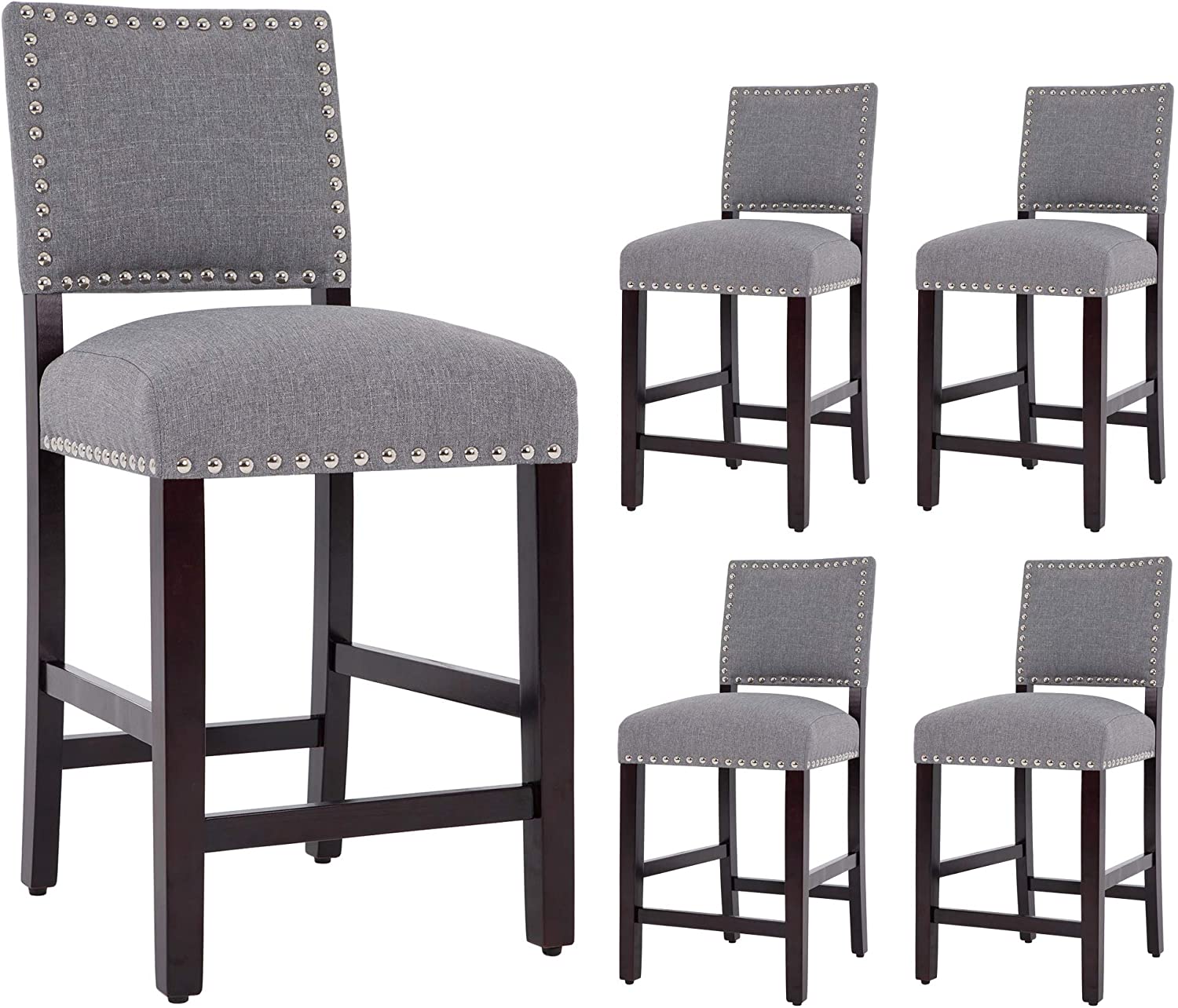 24 inch gray online bar stools