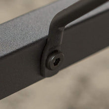 4 Person Modern Industrial Farmhouse Wood and Metal, Barnwood Brown