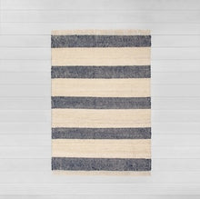 Jute Navy Stripe Rug with Fringe - Hearth & Hand with Magnolia