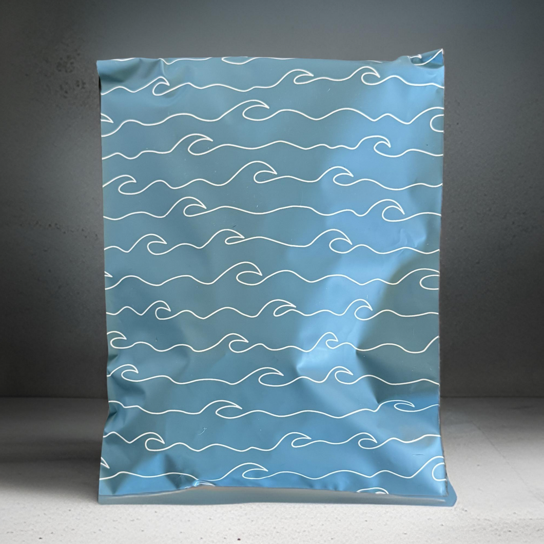 Designer Poly Mailers – Modern Line Art Pattern – 14.5x19 Inches, Self-Sealing, Waterproof, Tear-Resistant Shipping Bags for Small Business & E-Commerce (Pack of 50)