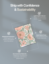 Designer Poly Mailers – Blush Garden Floral – 14.5x19 Inches, Self-Sealing, Waterproof, Tear-Resistant Shipping Bags for Small Business & E-Commerce (Pack of 50)