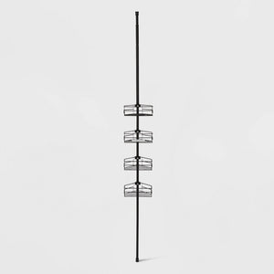 Steel Corner Tension Pole Caddy  - Made by Design™