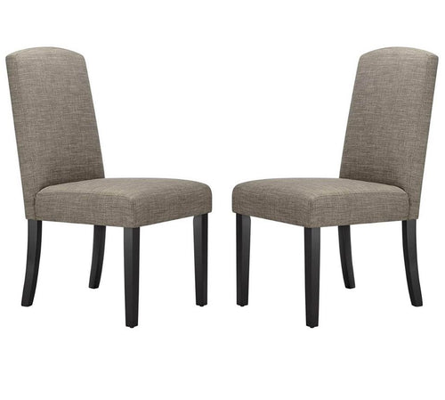 Modern Dining Chair, Set of 2, Grey