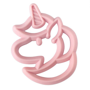 Baby Itzy Ritzy Chew Crew Silicone Teether (Pink Unicorn)