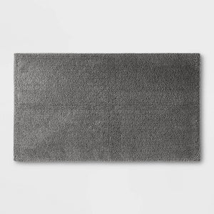 24"x40" Looped Bath Rug Dark Gray - Casaluna