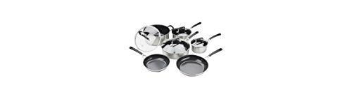 GreenPan 10 Piece Minneapolis ceramic Non-Stick Cookware Set, Silver