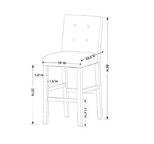 29" Ewing Modern Barstool with Buttons - Project 62