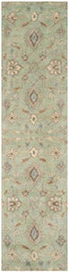 Safavieh Wyndham Collection WYD202A Handmade Light Green Wool Runner