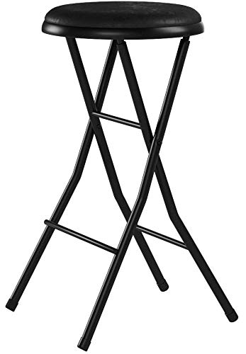 Plastic Development Group Black Folding Bar Stool