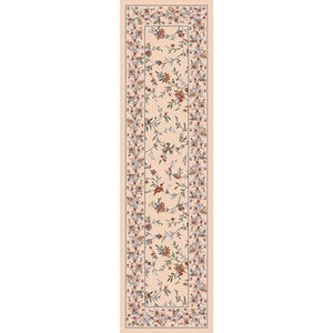 Pastiche Hampshire Floral Sand Rug Rug Size: 2'1" x 7'8"