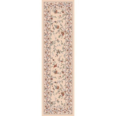 Pastiche Hampshire Floral Sand Rug Rug Size: 2'1