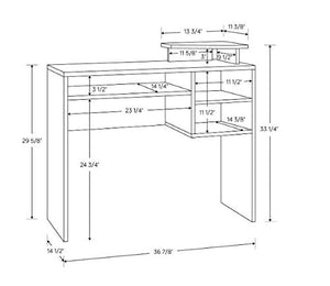 Room essentials deals espresso desk