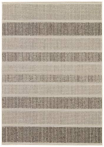 Jaipur Living Cado Indoor/Outdoor Stripe Gray/Black Area Rug (2'X3')