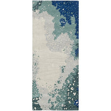 Safavieh Soho Collection SOH706B Handmade Abstract Blue and Multi Premium Wool Area Rug (7'6" x 9'6")-P
