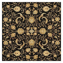 Safavieh Lyndhurst Collection LNH219A Traditional Oriental Black and Ivory Area Rug