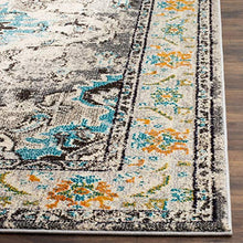 Safavieh Monaco Collection MNC243F Bohemian Chic Medallion Distressed Area Rug