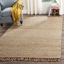 Safavieh Natural Fiber Collection NF455A Hand Woven Natural and Multi Jute Area Rug