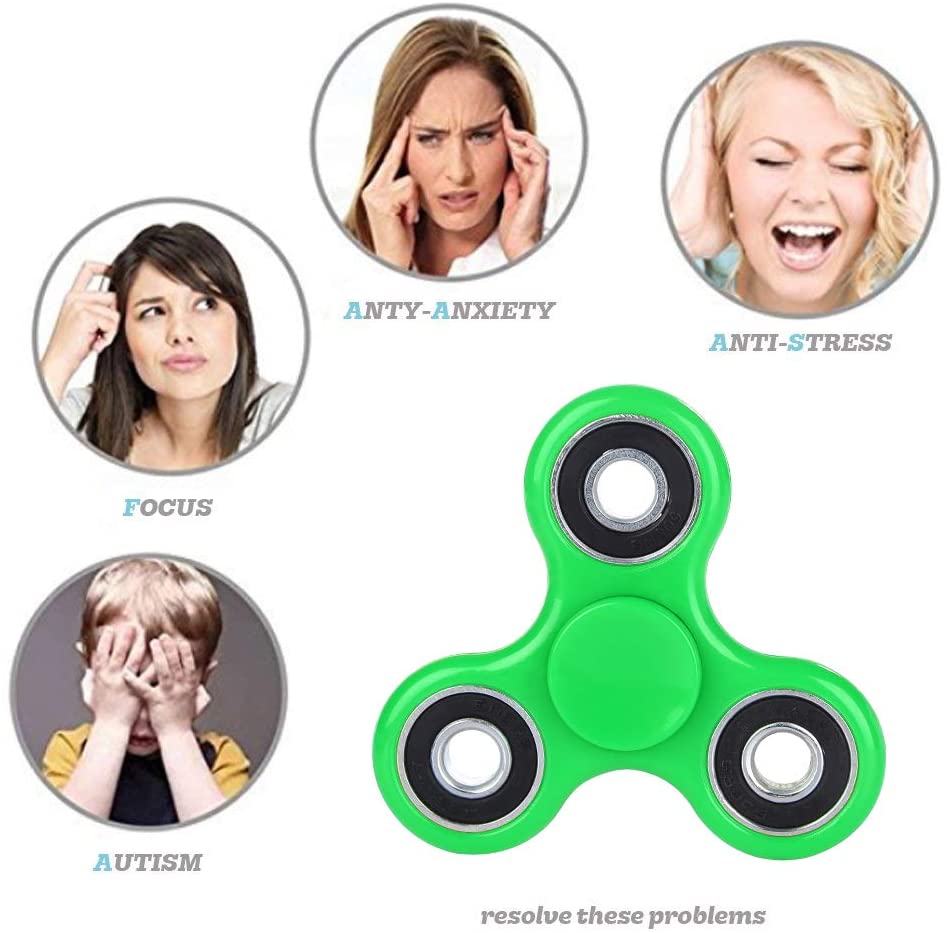 Fidget Spinner ADHD Anxiety Toys 5 Pack Stress Relief Reducer Spin for Adults Children Autism