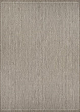 Couristan Recife Saddle Stitch Indoor/Outdoor Area Rug Champagne/Taupe, 5'10" x 9'2"