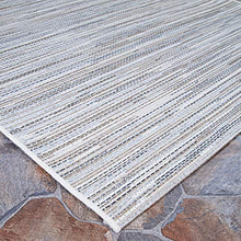 Couristan 2333/3246 Monte Carlo Coastal Breeze Taupe-Champagne Indoor/Outdoor Area Rug, 3'9" x 5'5"