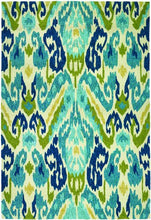 Couristan Covington 2263/0702 Rug, 2-Feet by 4-Feet, Delfina/Azure-Lemon