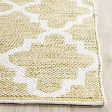 Safavieh MTK810D-3 Montauk Collection Hand Woven and Ivory Cotton Area Rug