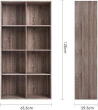 4-Tier or 8 Cube Bookcase, Storage Organizer, or Storage Cabinet, Fur