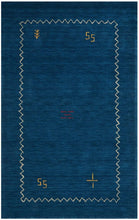 Safavieh Himalaya Collection HIM583A Handmade Blue Premium Wool Area Rug