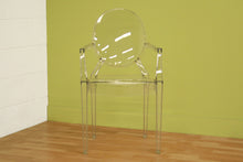 Baxton Studio Set of 2 Vico Acrylic Arm Chairs, Clear
