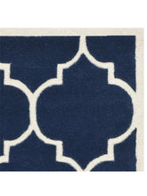 Safavieh Chatham Collection CHT733B Handmade Blue and Ivory Premium Wool Area Rug