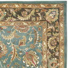 Safavieh Heritage Collection HG812A Handmade Traditional Oriental Brown and Blue Wool Area Rug