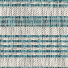 Safavieh Courtyard Collection CY8062-37212 Grey and Blue Indoor/Outdoor Runner