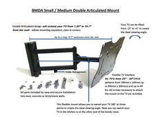 Rocelco BMDA Dual Articulated TV Mount - 23" to 32"