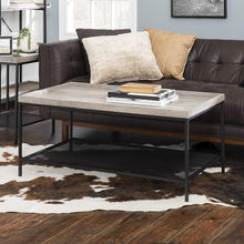 Set of 3, 42” Coffee Table and 2 End Tables, Grey