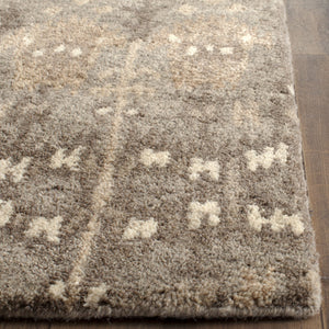 Safavieh Wyndham Collection WYD721A Handmade Natural and Multi Wool Area Rug