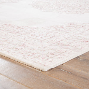 Jaipur Living Malo Medallion White Area Rug (5' X 7'6")