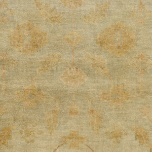 Safavieh Oushak Collection OSH141A Hand-Knotted Soft Green and Ivory Wool Area Rug
