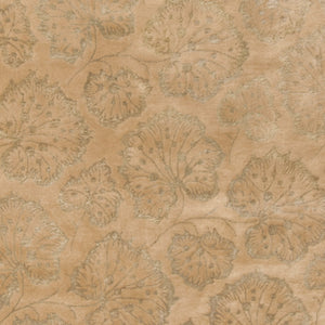 Safavieh Martha Stewart Collection MSR3260D Geranium Leaf Premium Wool and Viscose Toffee Area Rug