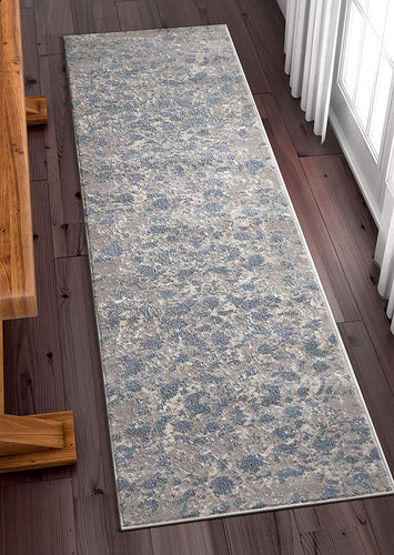 Well Woven Pearl Nora Modern Vintage Oriental Soft Rug Runner,  Blue