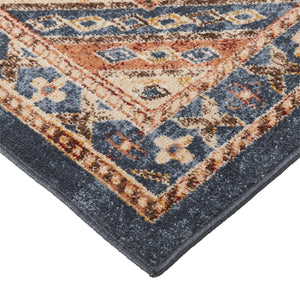 Safavieh Bijar Collection BIJ653B Traditional Oriental Vintage Royal Blue and Ivory Runner