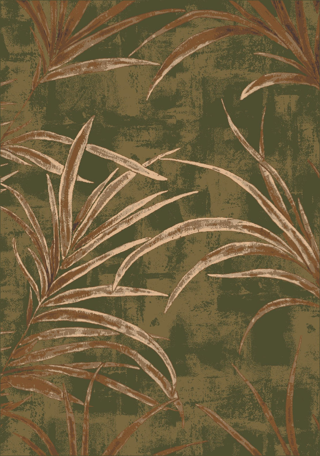 Pastiche Rain Forest Deep Olive Rug Rug Size: Oval 3'10