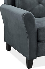 Micro-fabric Sofa, Black