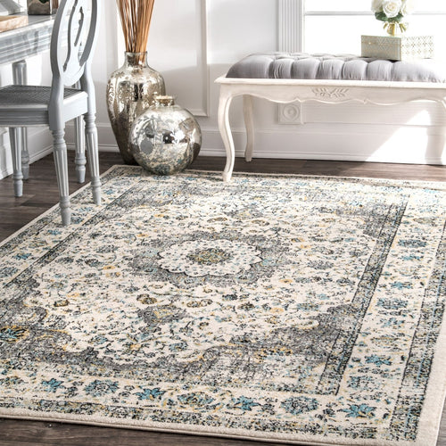 nuLOOM Verona Vintage Persian Accent Rug, 2' x 3', Grey