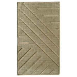 Geo Stripe Bath Mat (20"X34") Khaki Tan - Project 62 + Nate Berkus , Adult Unisex, Green Tan